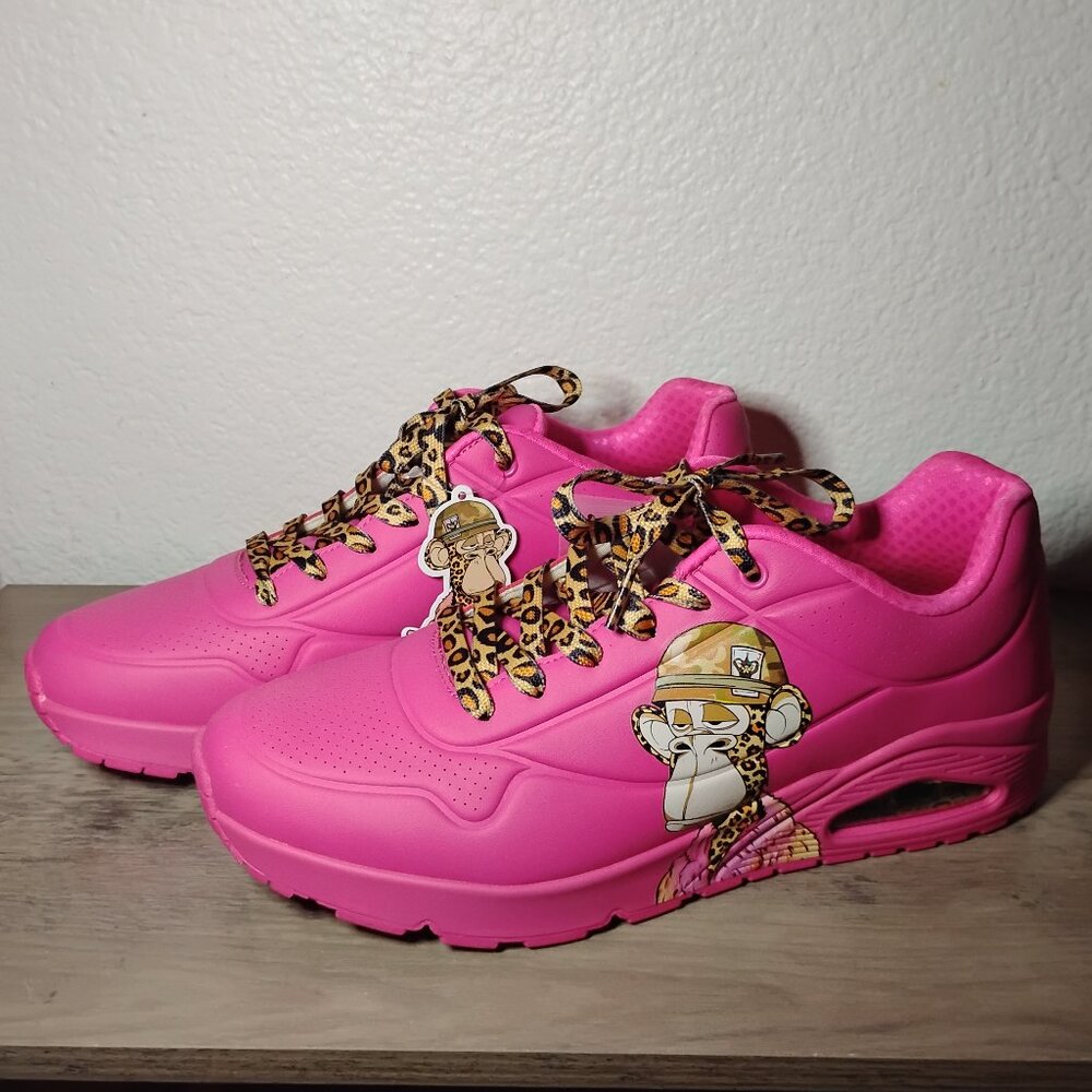 Skechers Uno Dr. Bombay Snoop Dogg Pink Lifestyle Sneakers Shoes